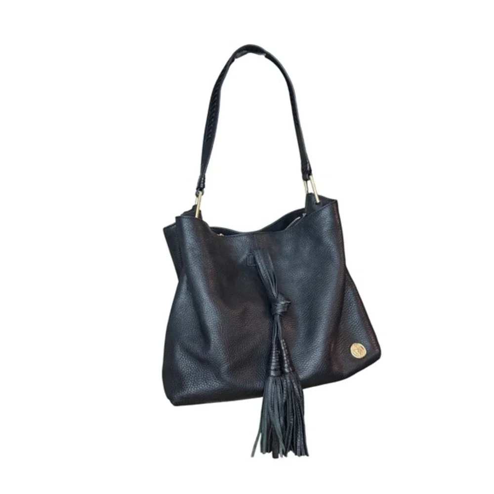 Vince‎ Camuto Taro Leather Hobo Black Slouchy purse Shoulder bag
